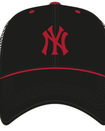Čierna šiltovka NY Yankees s červeným logom